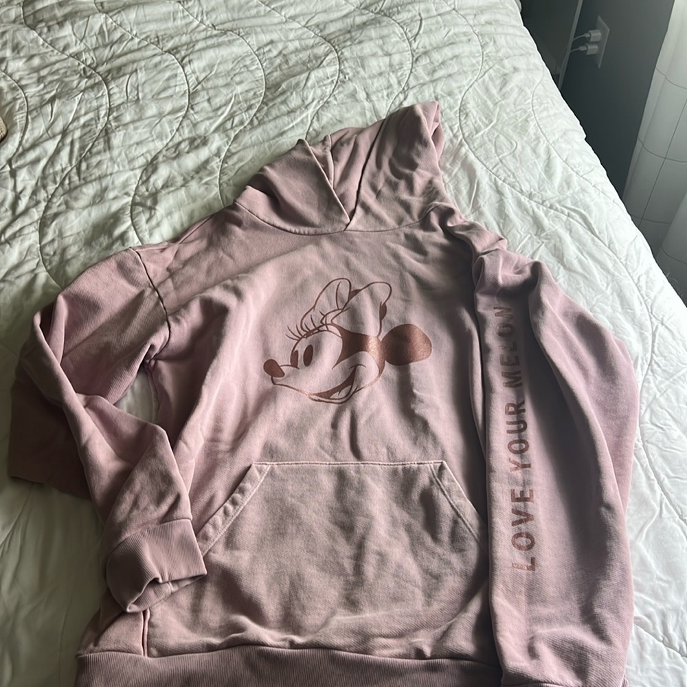 NWOT - Love your melon x Disney Minnie hoodie - L